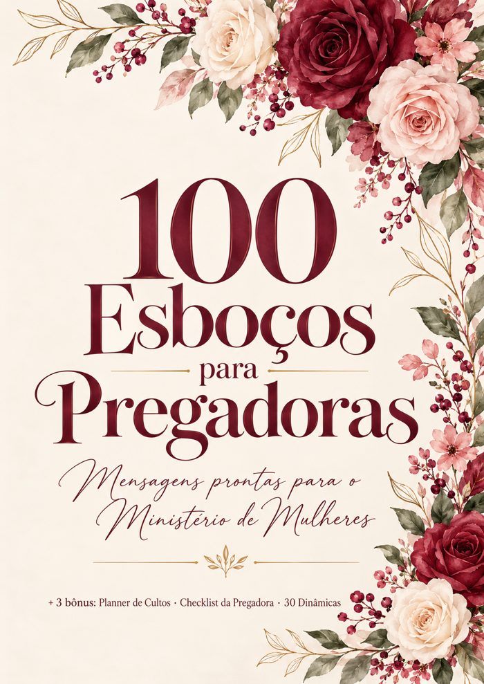 Capa do 100 Esboços para Pregadoras